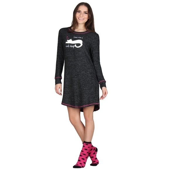 Lildy Time for a Cat Nap Sleep Dress Size S-M - Picture 4 of 13